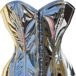 Corset's Island Heavy Duty Steel Boned Women's Shiny Corset
